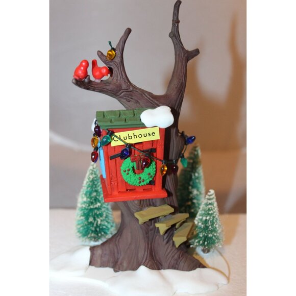 Dept 56 Snow Village - Kid's Tree House Snow - Picture 1 of 7